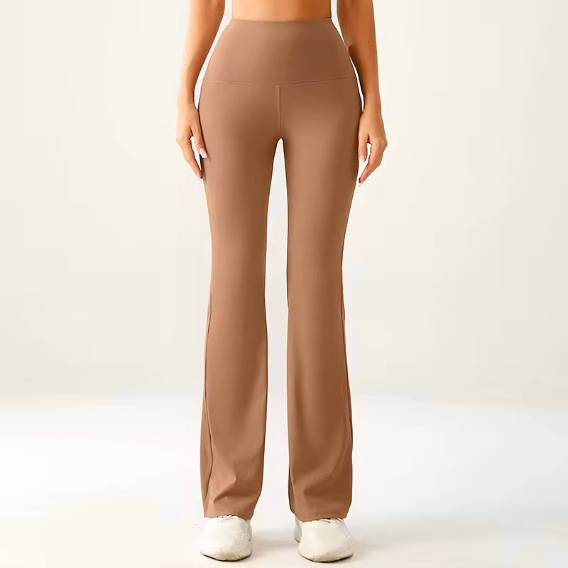 High-Waist Flare Yoga Pants for Women, Sportwear Long Flared Legging