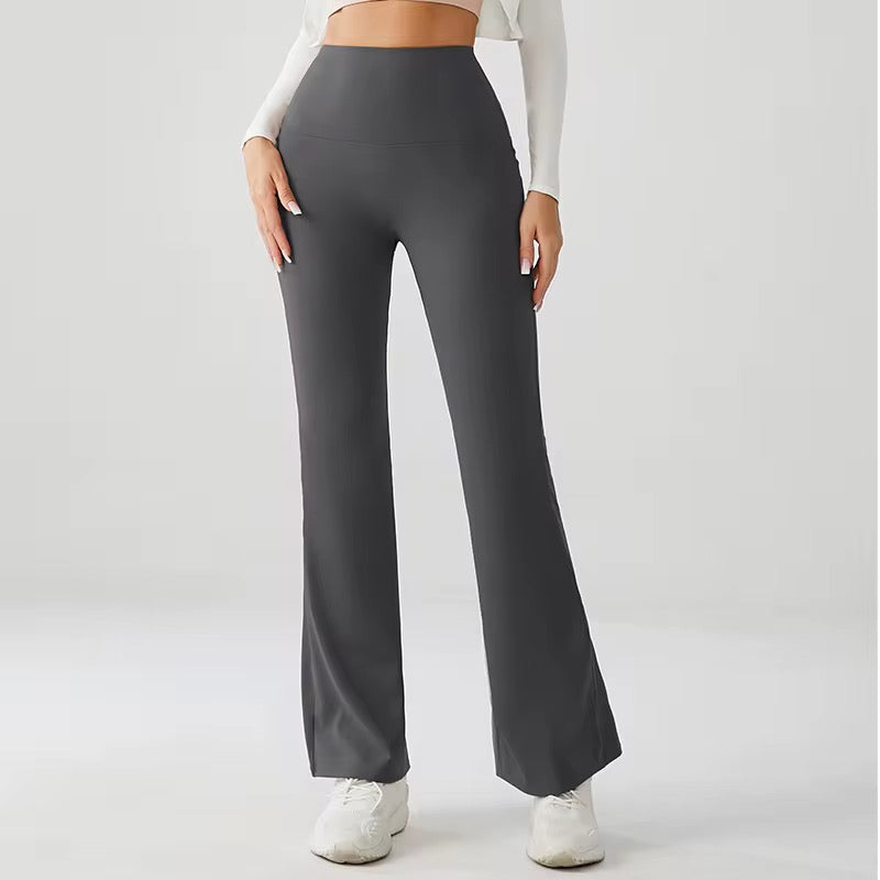 High-Waist Flare Yoga Pants for Women, Sportwear Long Flared Legging