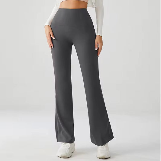 High-Waist Flare Yoga Pants for Women, Sportwear Long Flared Legging