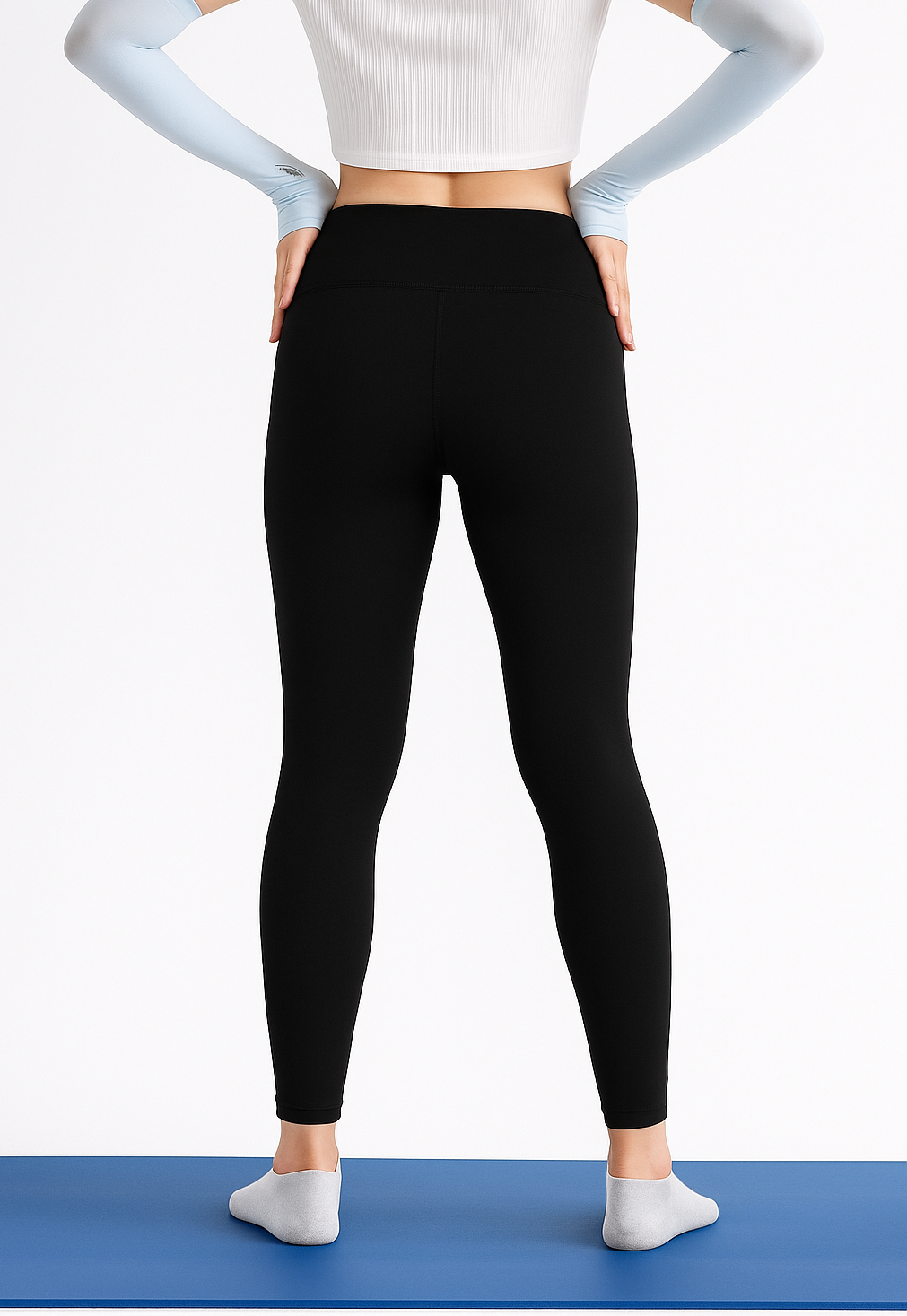 Women's High-Waist Yoga Pants with Pockets